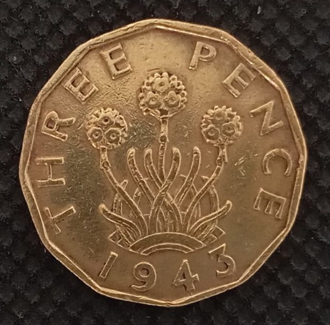 Additional view 1 of Great Britain 3 Pence 1943 coin
