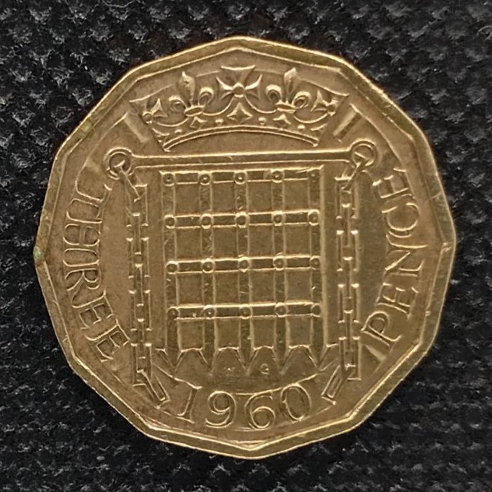 Additional view 1 of Great Britain 3 Pence 1960 coin
