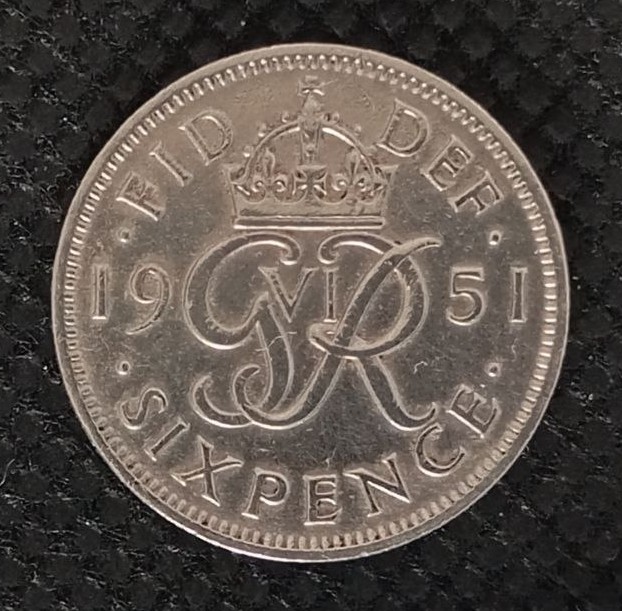 Additional view 1 of Great Britain 6 Pence 1951 coin
