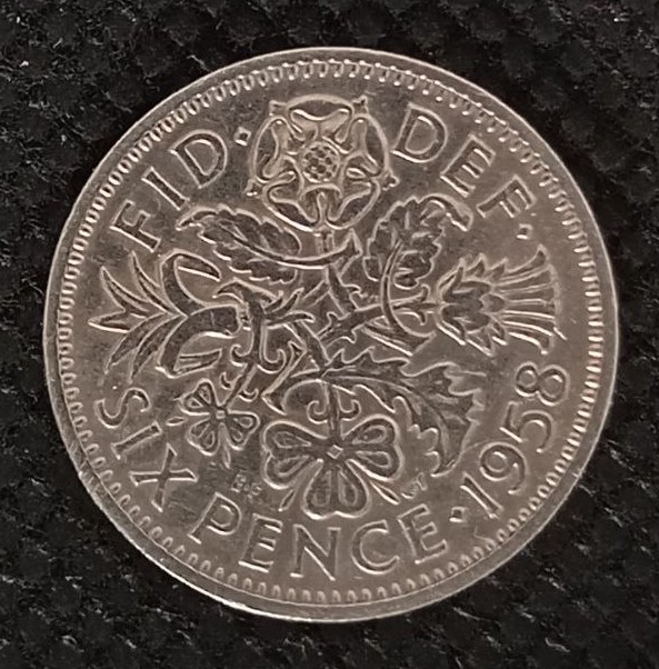 Additional view 1 of Great Britain 6 Pence 1958 coin