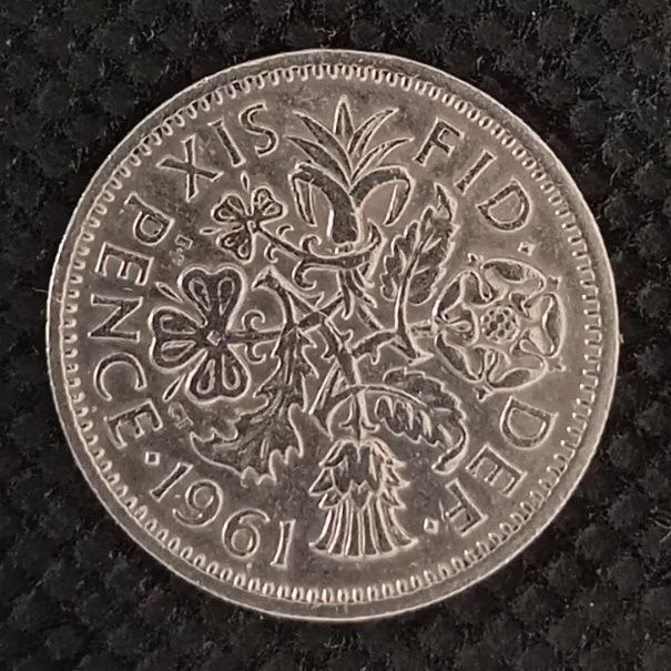 Additional view 1 of Great Britain 6 Pence 1961 coin