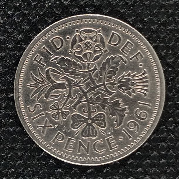 Additional view 2 of Great Britain 6 Pence 1961 coin
