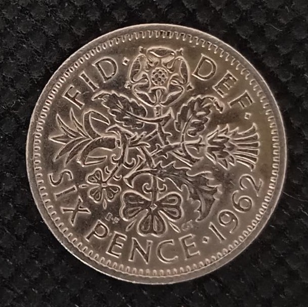 Additional view 2 of Great Britain 6 Pence 1962 coin