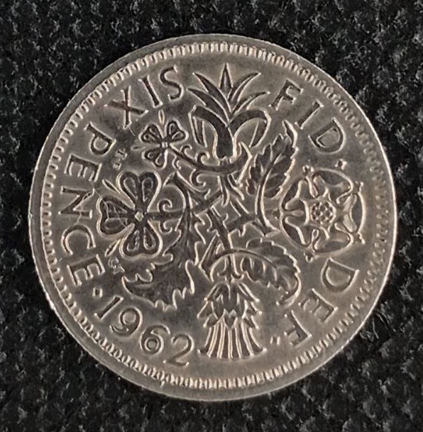 Additional view 2 of Great Britain 6 Pence 1962 coin
