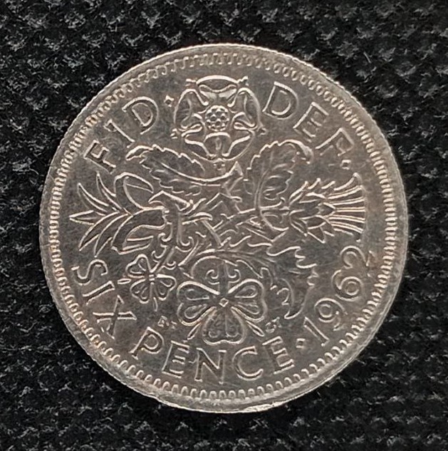 Additional view 2 of Great Britain 6 Pence 1962 coin