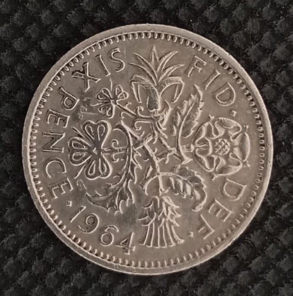 Additional view 1 of Great Britain 6 Pence 1964 coin