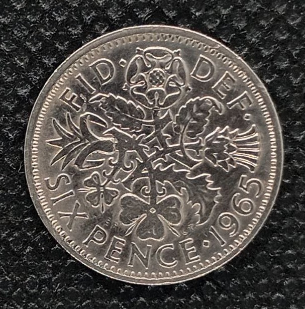 Additional view 2 of Great Britain 6 Pence 1965 coin