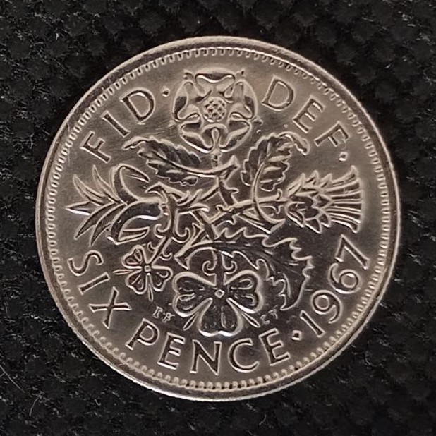 Additional view 1 of Great Britain 6 Pence 1967 coin