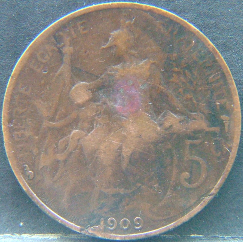 Additional view 1 of 🇫🇷 FRANCE 5 Centimes  1909 object