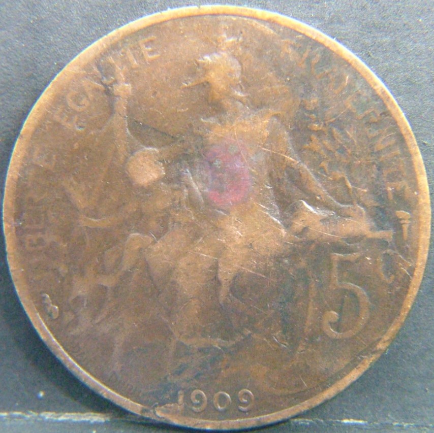 Additional view 2 of 🇫🇷 FRANCE 5 Centimes  1909 object