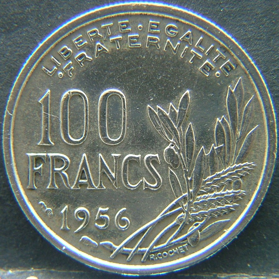Additional view 1 of 🇫🇷 FRANCE 100 Francs  1956 object