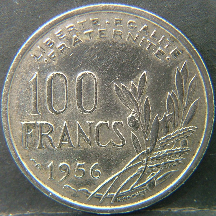 Additional view 2 of 🇫🇷 FRANCE 100 Francs  1956 object