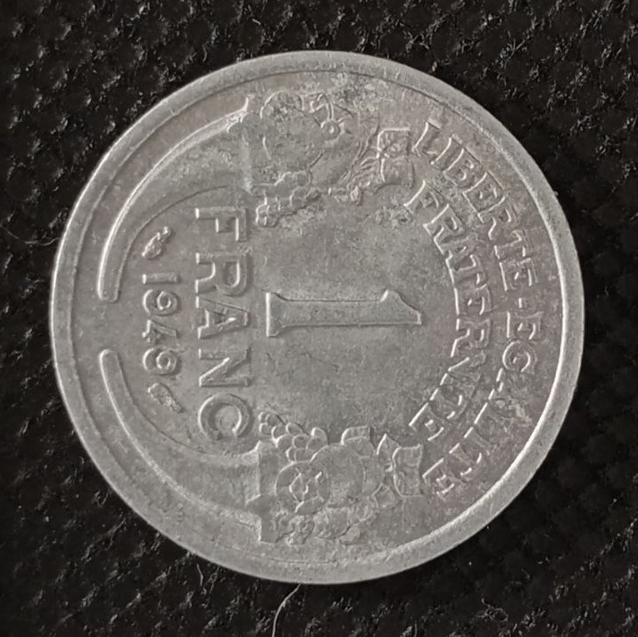 Additional view 1 of France 1 Franc 1949 coin