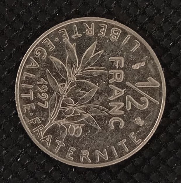 Additional view 1 of France 1/2 Franc 1997 coin