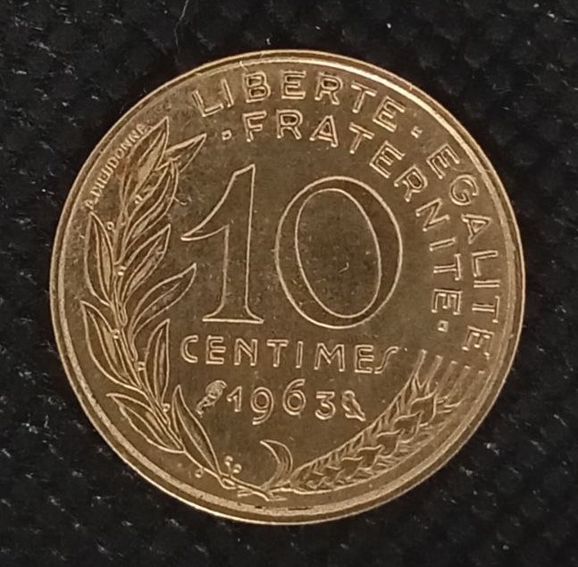 Additional view 1 of France 10 Centimes 1963 coin