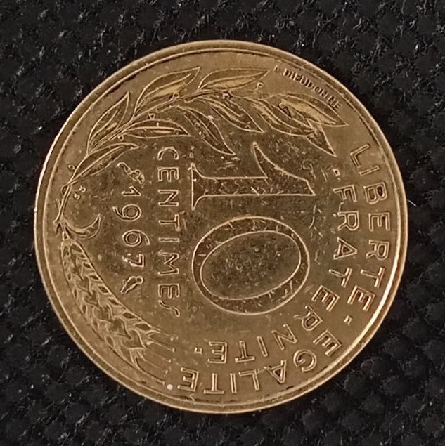 Additional view 1 of France 10 Centimes 1967 coin