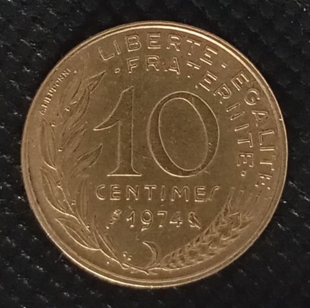 Additional view 1 of France 10 Centimes 1974 coin