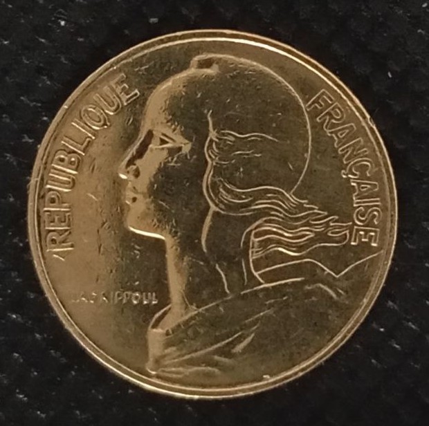 Front side of France 10 Centimes 1978 coin