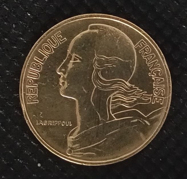 Front side of France 10 Centimes 1979 coin