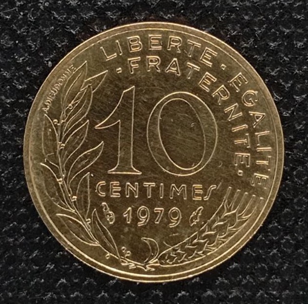 Additional view 2 of France 10 Centimes 1979 coin