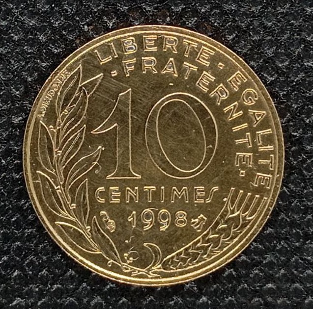 Additional view 2 of France 10 Centimes 1998 coin