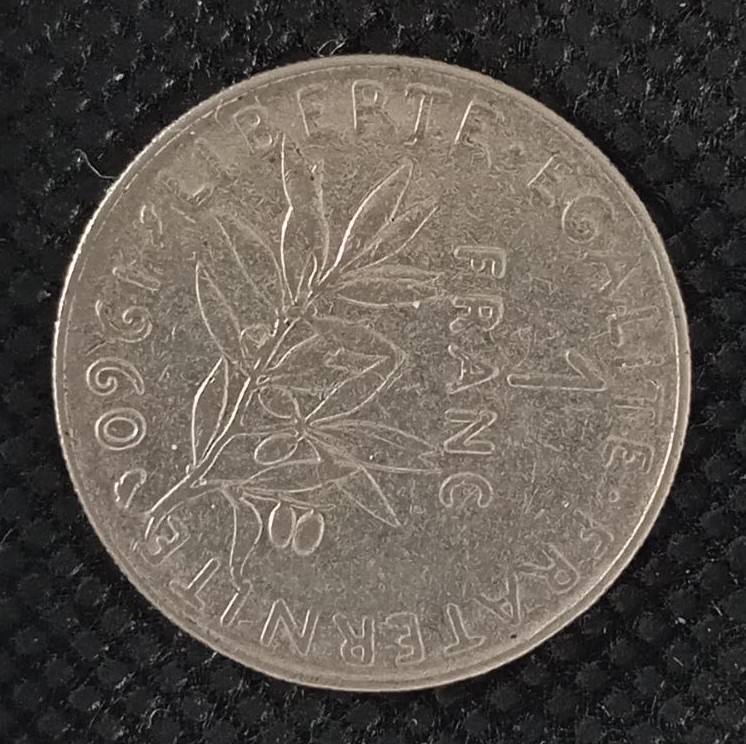 Additional view 1 of France 1 Frank 1960 coin