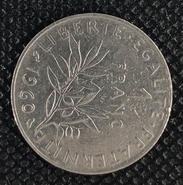 Additional view 2 of France 1 Frank 1960 coin
