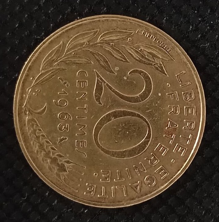 Additional view 1 of France 20 Centimes 1963 coin
