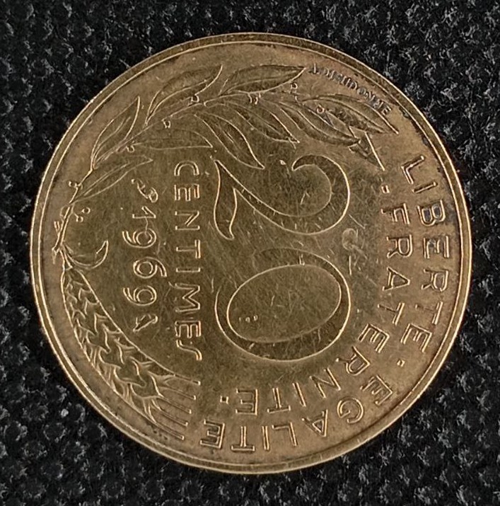 Additional view 2 of France 20 Centimes 1969 coin