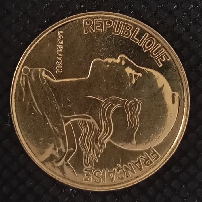 Front side of France 20 Centimes 1997 coin