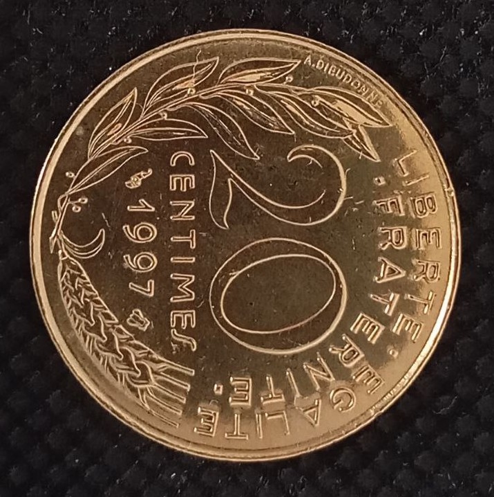 Additional view 1 of France 20 Centimes 1997 coin