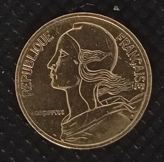 Front side of France 5 Centimes 1978 coin