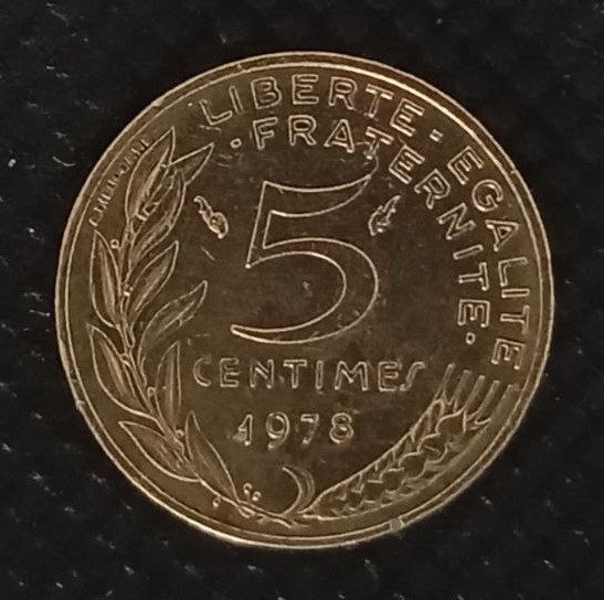 Additional view 1 of France 5 Centimes 1978 coin