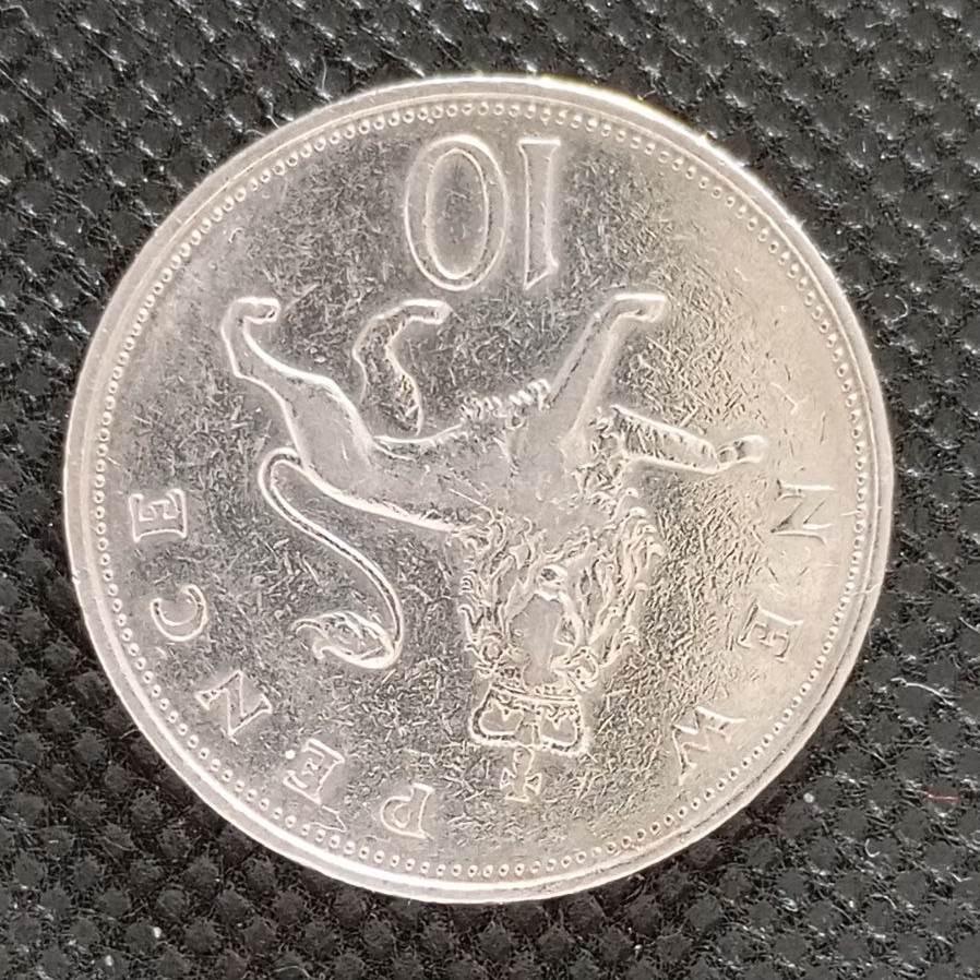 Additional view 1 of Great Britain 10 Pence 1968 coin