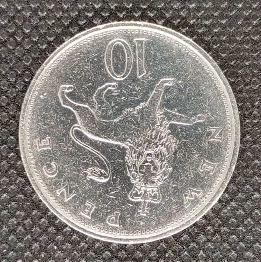 Additional view 2 of Great Britain 10 Pence 1977 coin