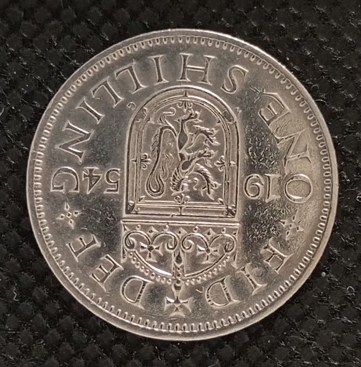 Additional view 1 of Great Britain 1 Shilling 1954 coin