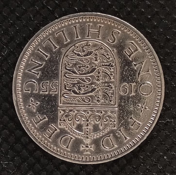 Additional view 1 of Great Britain 1 Shilling 1955 coin