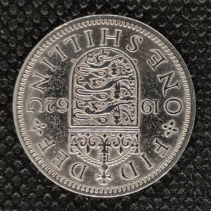 Additional view 2 of Great Britain 1 Shilling 1962 coin