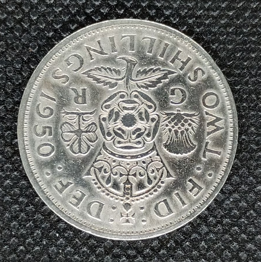 Additional view 2 of Great Britain 2 Shillings 1950 coin
