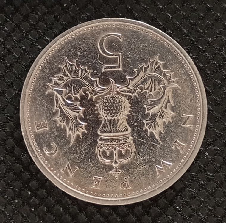 Additional view 1 of Great Britain 5 Pence 1980 coin