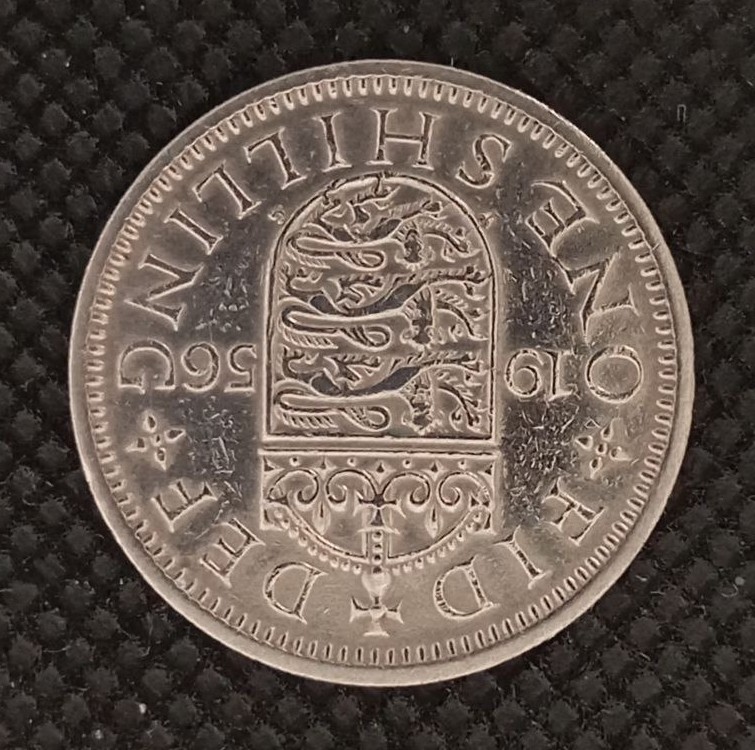 Additional view 1 of Great Britain 1 Shilling 1956 coin