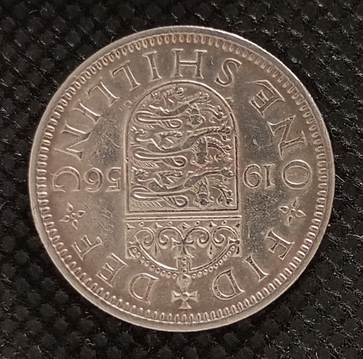 Additional view 1 of Great Britain 1 Shilling 1956 coin