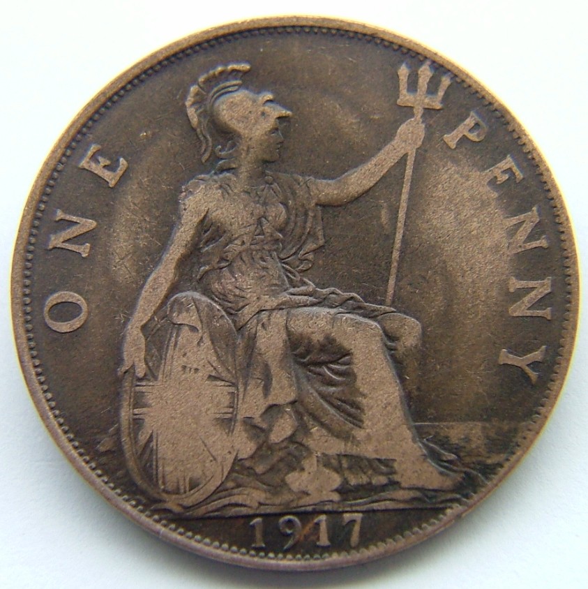 Additional view 1 of Great Britain 1 Penny 1917 coin