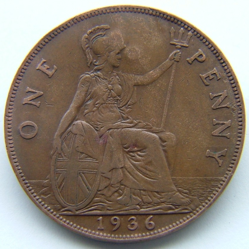 Additional view 1 of Great Britain 1 Penny 1936 coin
