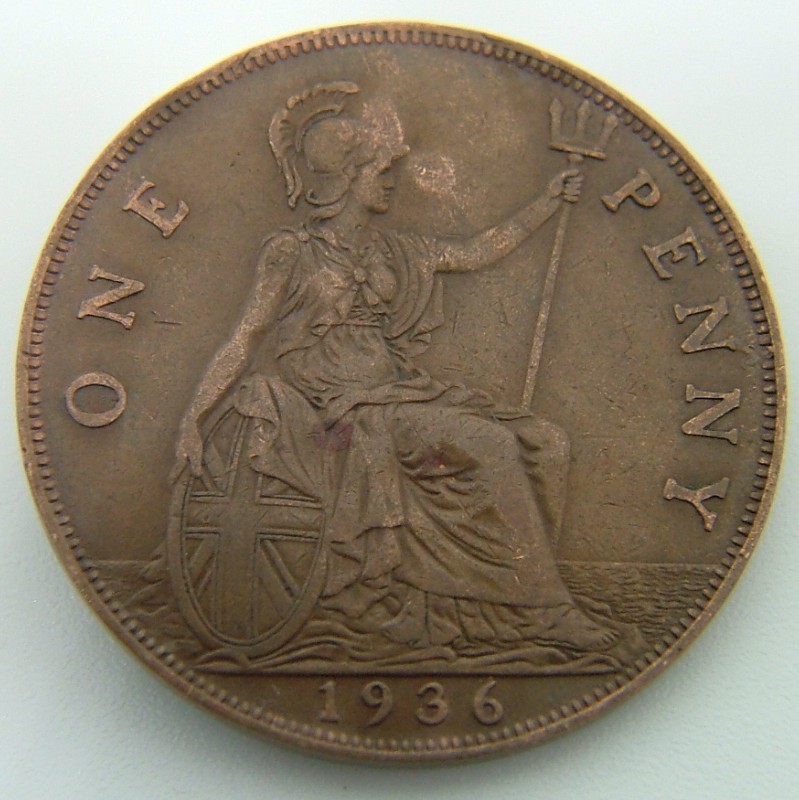 Additional view 2 of Great Britain 1 Penny 1936 coin