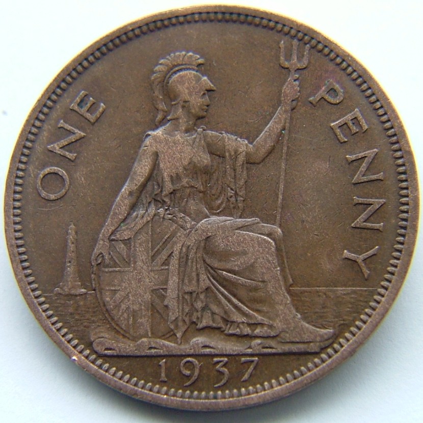 Additional view 1 of Great Britain 1 Penny 1937 coin