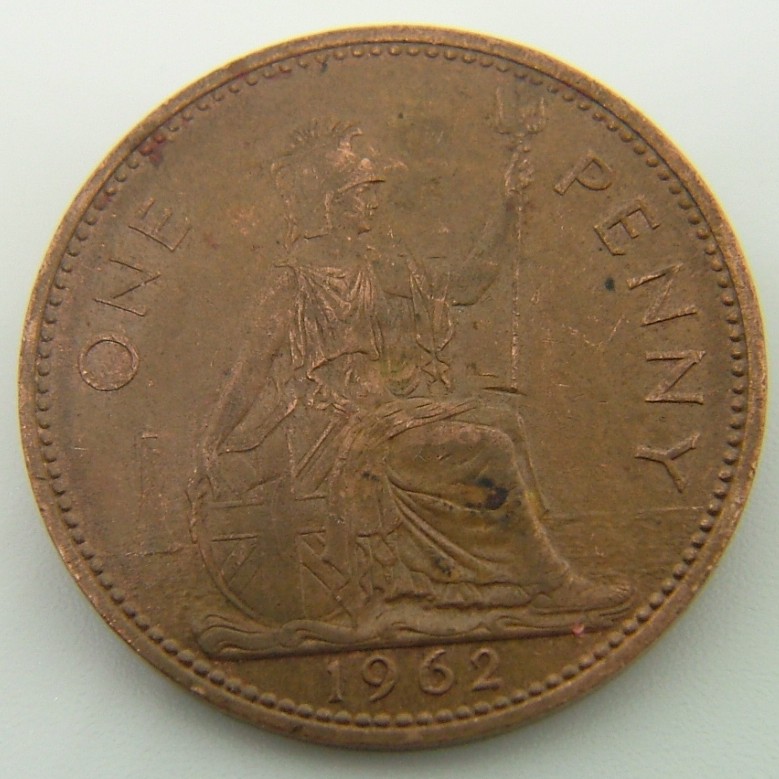 Additional view 2 of Great Britain 1 Penny 1962 coin