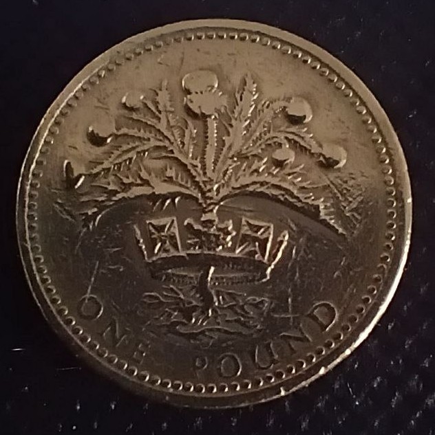 Additional view 2 of Great Britain 1 Pound 1989 coin