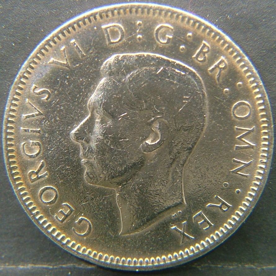 Back side of 🇬🇧 United Kingdom – Monarchs and Milestones 1 Shilling Eng  1948 object