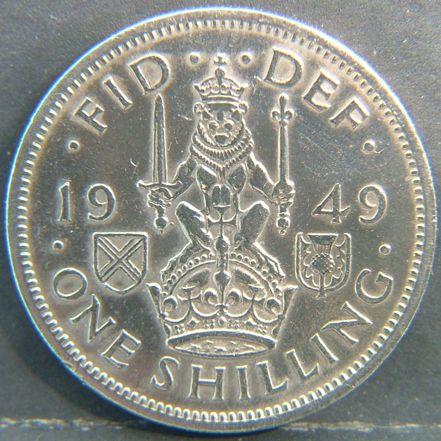 Additional view 1 of 🇬🇧 United Kingdom – Monarchs and Milestones 1 Shilling Scot  1949 object